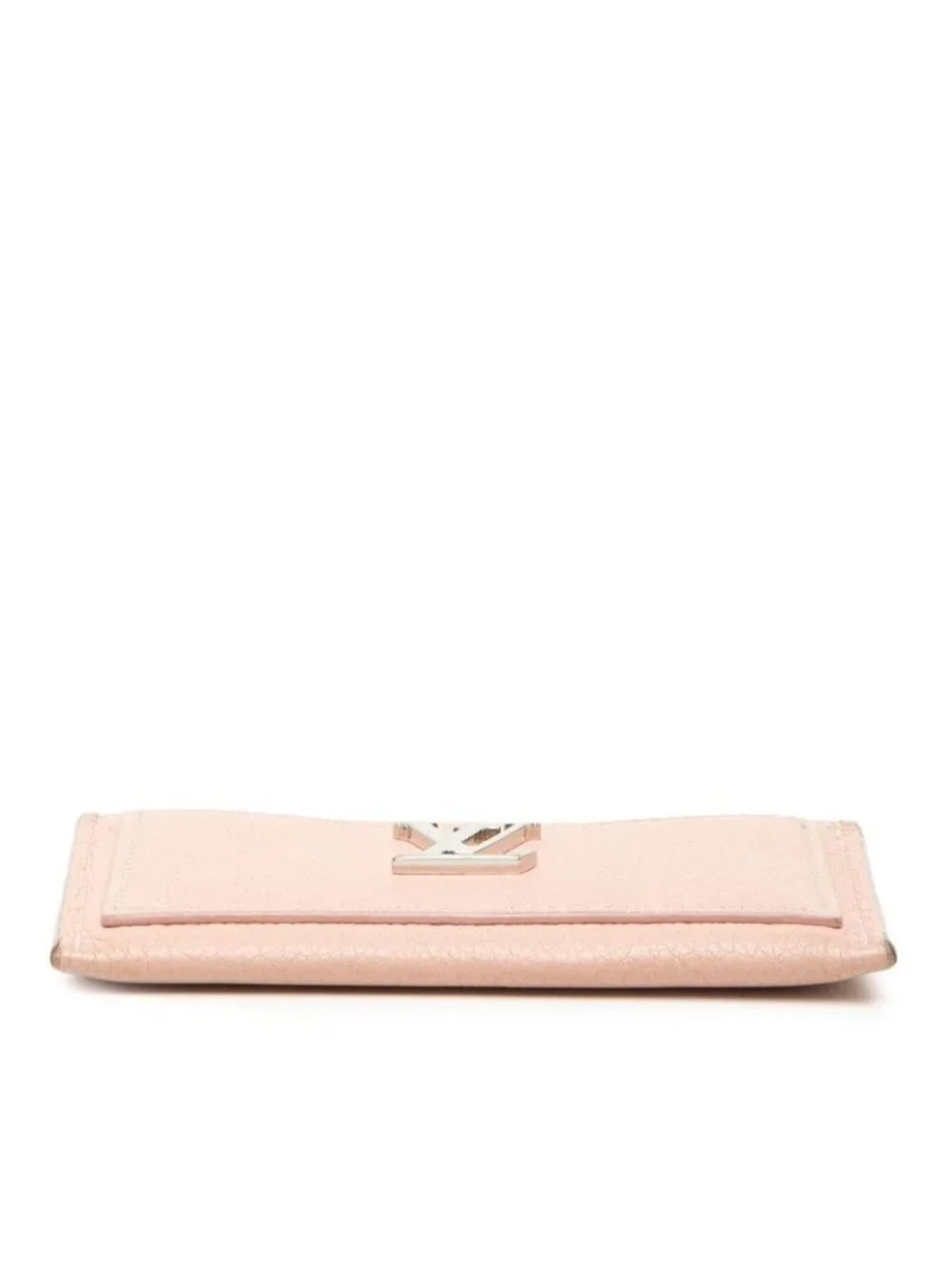 Louis Vuitton Card Holder Lockme Case Rose Ballerine Pink Leather